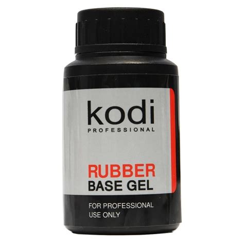 Base Coating Kodi Rubber Base Gel Rubber 30 Ml Transparent Nail