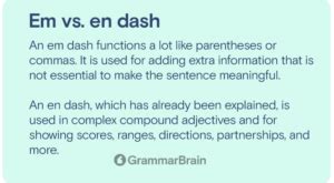 Dashes (Types, How to Use Them, When to Use Them, Grammar Rules ...