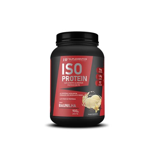 Whey Isolado Protein G Varios Sabores Hf Suplementos Hf Suplementos