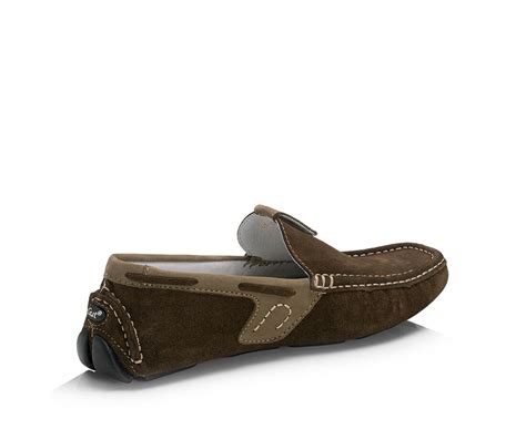 Мокасины коричневые из натуральной замши — «Captor 524-322-127»