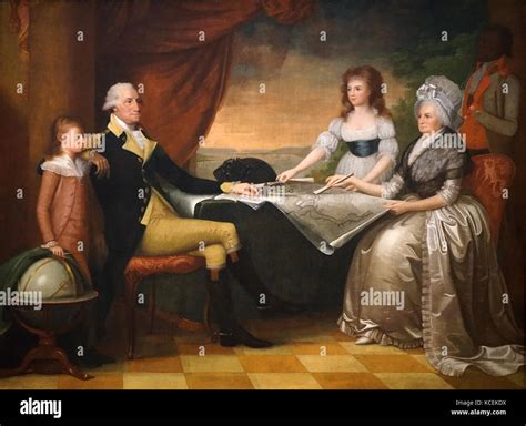 George washington family portrait hi-res stock photography and images ...