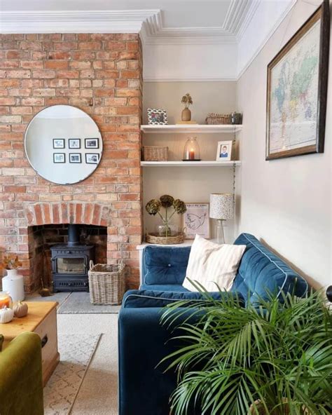 Exposed Brick Wall With Fireplace Alcove Soul Lane