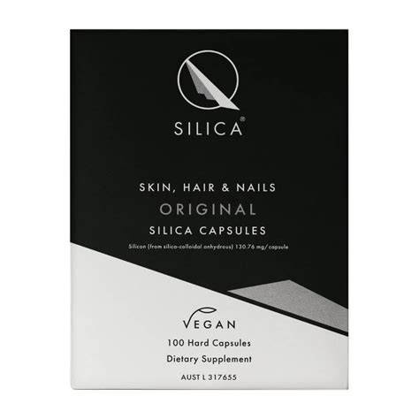 Buy Qsilica Skin Hair And Nails Original Silica 100 Capsules Online At