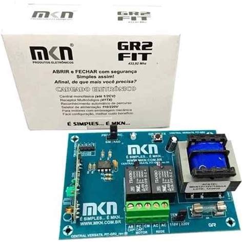 Central Placa Mkn Gtr Fit Para Motor De Port O Garen Seg