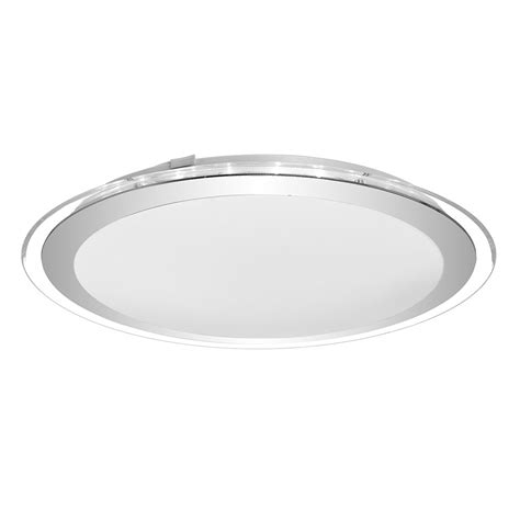 Astrid 30w Dimmable Led Oyster Light Satin And Chrome Tri Colour Ast