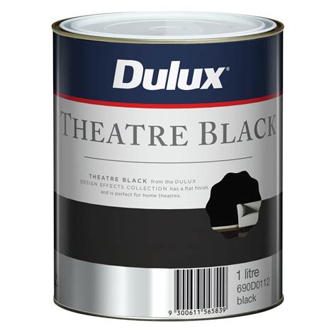 Dulux 1l Design Theatre Black Paint Bunnings Australia