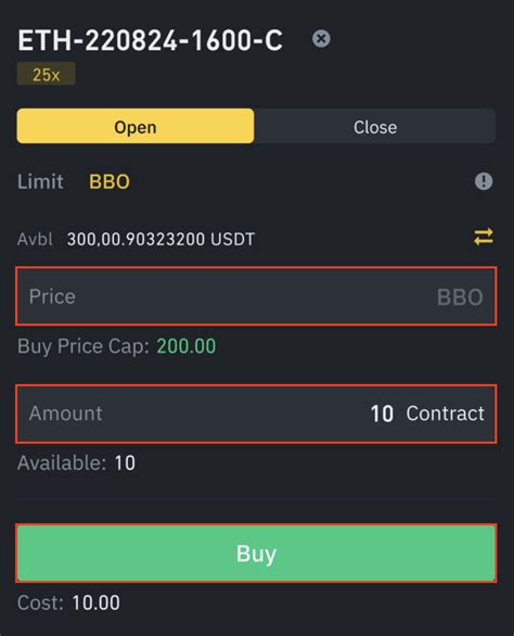 How To Trade Binance Options Binance Support