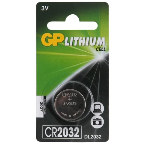 GP Lithium Button Battery CR2032