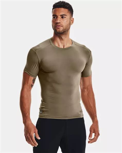 Mens Tactical Heatgear® Compression Short Sleeve T Shirt Under Armour