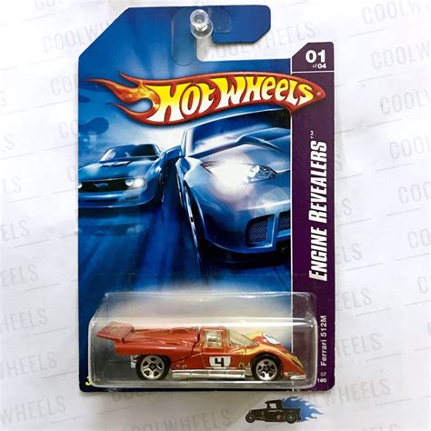 Hot Wheels 2007 Ferrari 512M Red Orange Shopee Malaysia