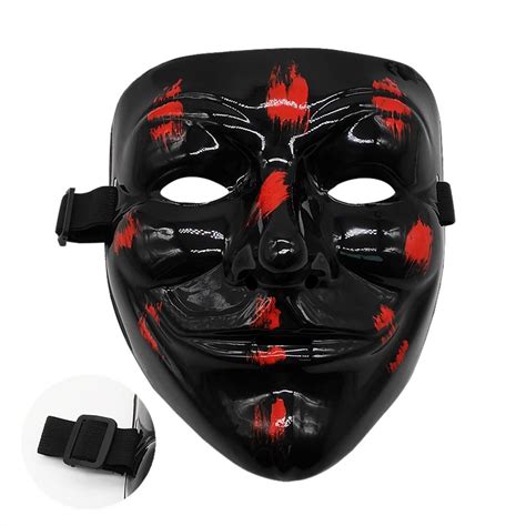 Cheap Hackers Mask White V For Vendetta Halloween Face Mask Costume