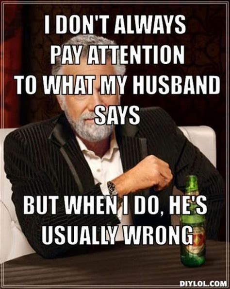 65 Husband Memes When Living A Happy Marriage Life Filled With Love