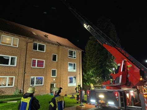 Wohnungsbrand mit Menschenrettung Einsatzbericht Lütjenburg