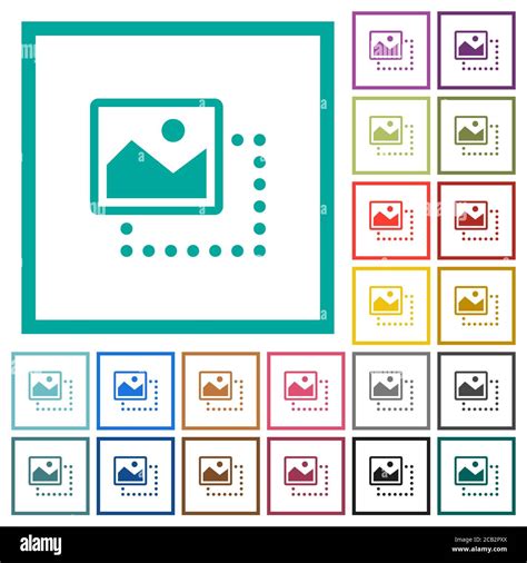 Arrastre La Imagen A Los Iconos De Color Plano Superior Izquierdo Con