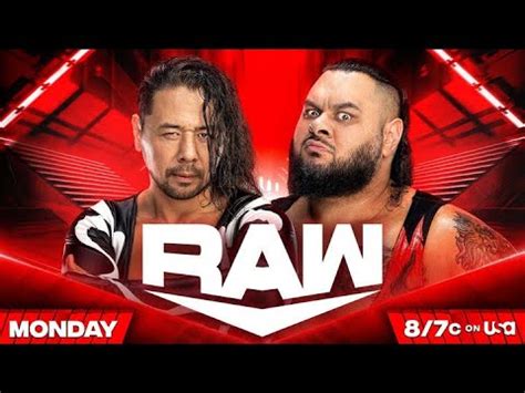 WWE 2K23 Shinsuke Nakamura Vs Bronson Reed Raw 6 19 23 YouTube