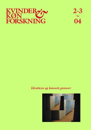 idrottsforum org Recension KVINDER KØN OG FORSKNING Nr 23 2004