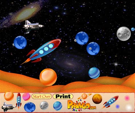 8 Planets - The Solar System Game - Prongo.com