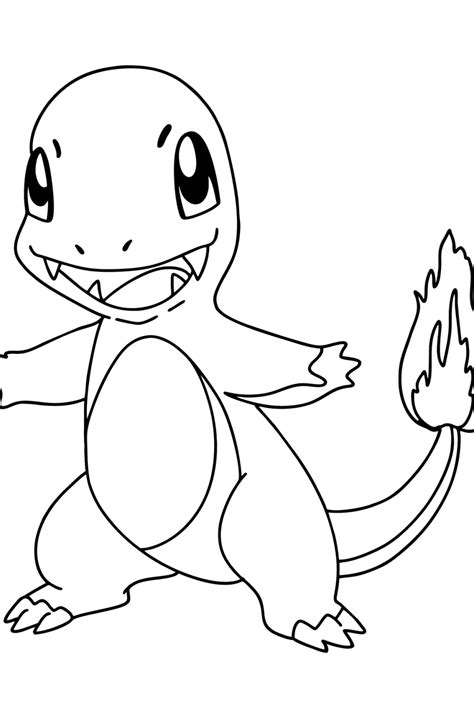 Dibujo De Pokémon Go Charmander Para Colorear ♥ Imprime Y En Línea