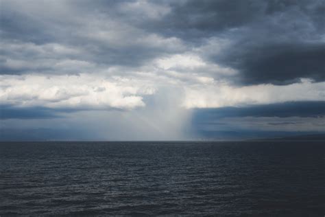 Banco De Imagens Mar Costa Oceano Horizonte Nuvem Céu Luz Solar Onda Atmosfera