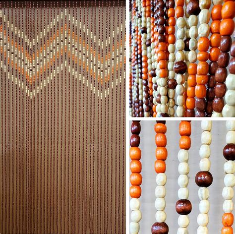 Beadedstring Wood Beaded Curtain Natural Wood Beaded Door Beads Doorway