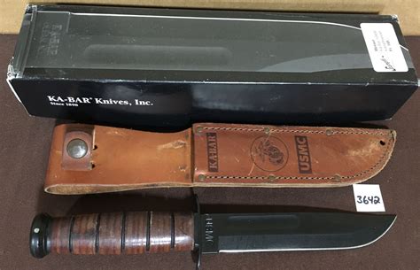 USMC KA-BAR KNIFE W/ SHEATH