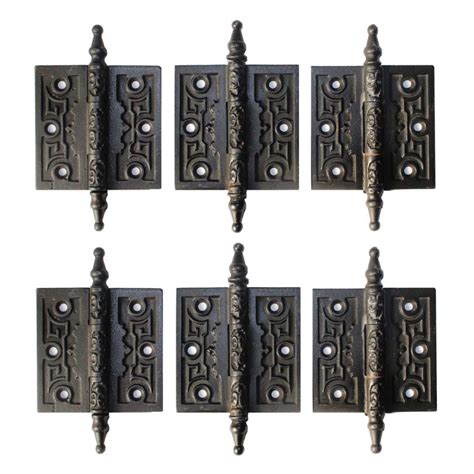 SOLD Matching Antique Decorative 3.5” Hinges - Antique Hardware ...