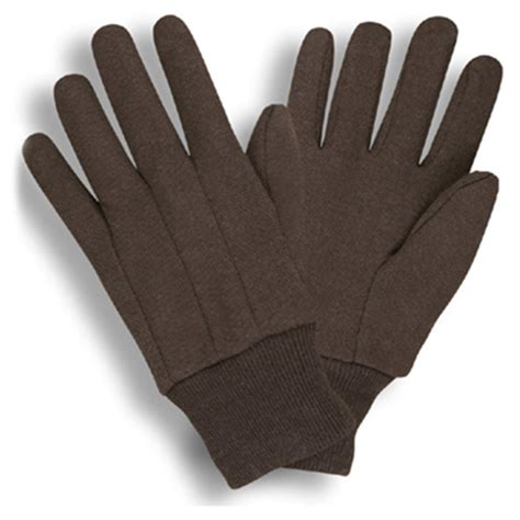 Standard Weight Brown Jersey Gloves Jersey Gloves Industrial Safety