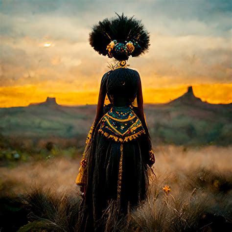 A Beautiful Young African Zulu Princess Adorned With Tri 1c3a4eed 5b3f