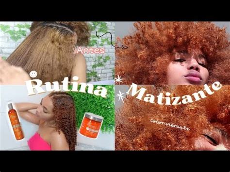 Como Matizar Y Mantener El Cabello Afro Rizado Rubio Cobrizo Copper En