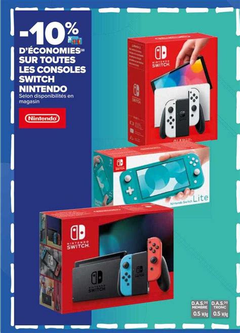 Offre Les Consoles Switch Nintendo Chez Carrefour