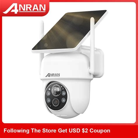 ANRAN 2K 3 5MP C Mara Solar 2 4G Wifi C Maras De Seguridad De