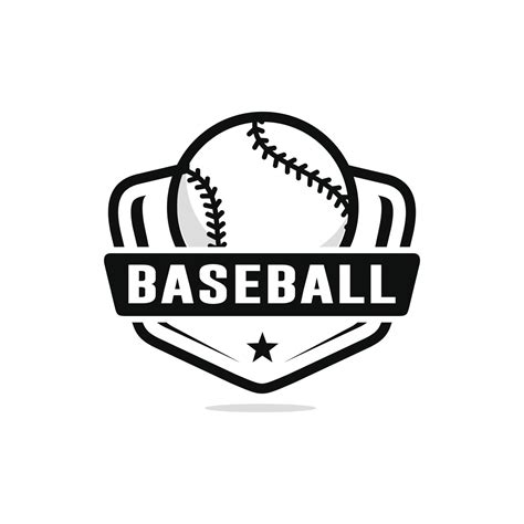 Baseball logo design vector 22559897 Vector Art at Vecteezy