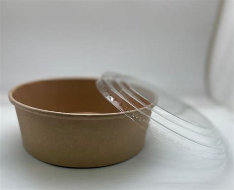 Envases Bowl Kraft 750 Cc Con Tapa 100 Unidades Cuotas sin interés