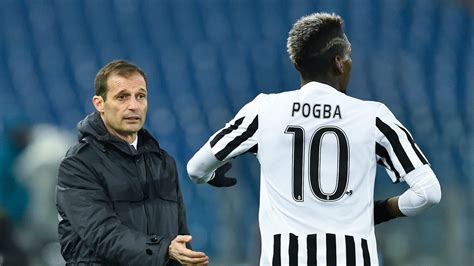 Juventus Allegri Pas Tendre Avec Paul Pogba Et Son Choix De Ne Pas Se Faire Opérer En Août