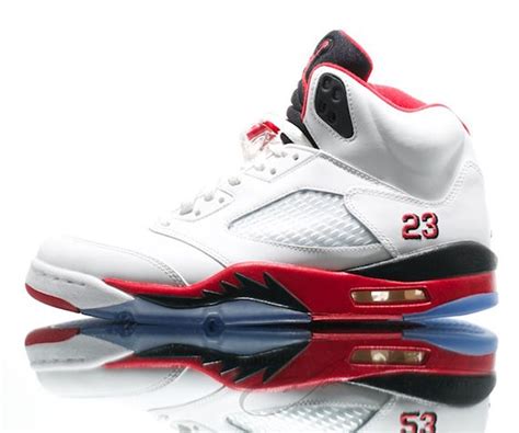 "Fire Red" Air Jordan V - SneakerNews.com | Air jordans, Air jordans retro, Jordans