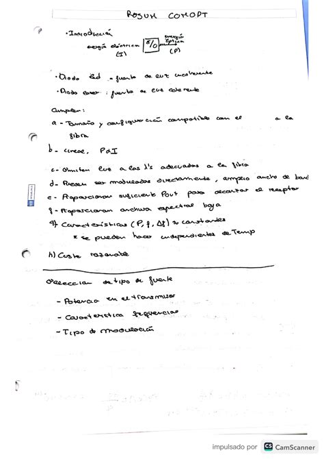 Resumen Comopt Comunicaciones Pticas Studocu