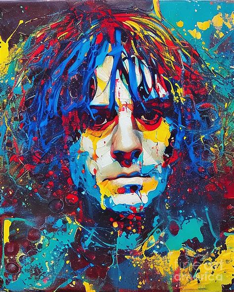 Syd Barrett Abstract Art Mixed Media By Lisa Von Fine Art America