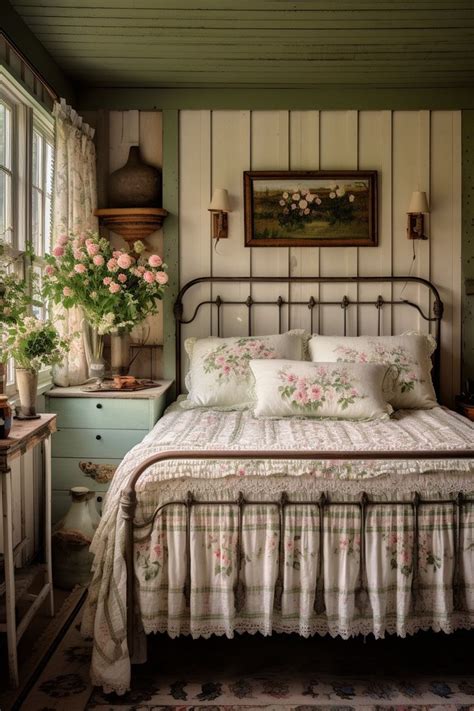 Gorgeous Cottagecore Bedroom Ideas With Vintage Decor And Floral