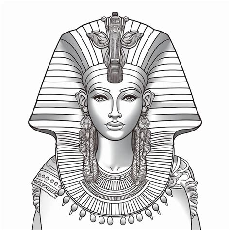 Premium Ai Image Vector Ancient Egypt God Vintage Logo Line Art