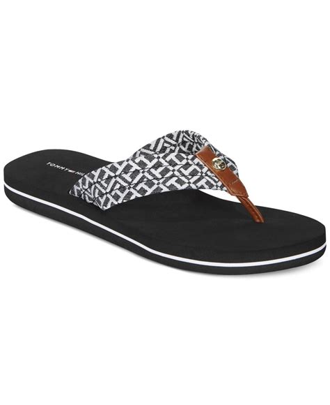 Lyst Tommy Hilfiger Claran Flip Flop Sandals In Black For Men