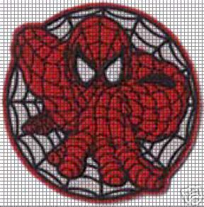 Spiderman Circle Crochet Pattern CGCT 101458 Afghan Crochet Patterns