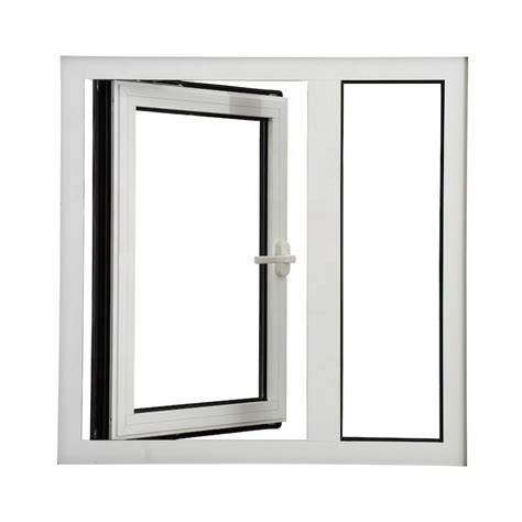 Model Upvc Pvc French Vinyl Crank X Double Pull Up Casement Windows