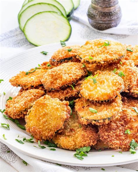 Crispy Fried Zucchini Craving Home Cooked