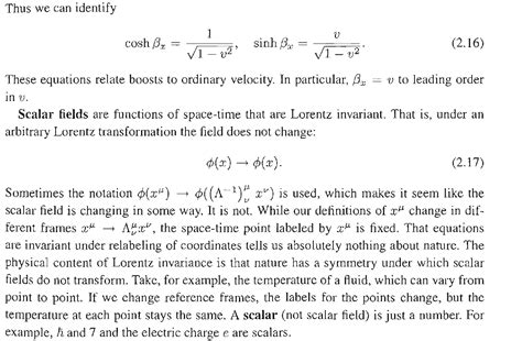 Why Are Scalar Fields Lorentz Invariant Physics Stack Exchange