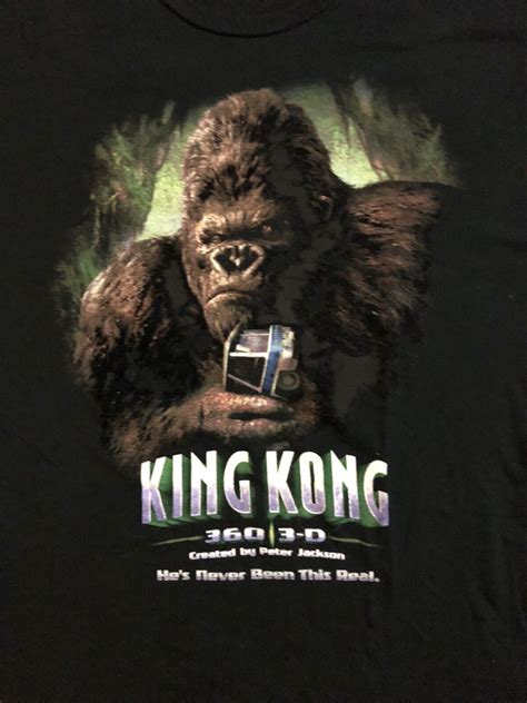 King Kong 360 3D t shirt Universal Studios The Ride S… - Gem