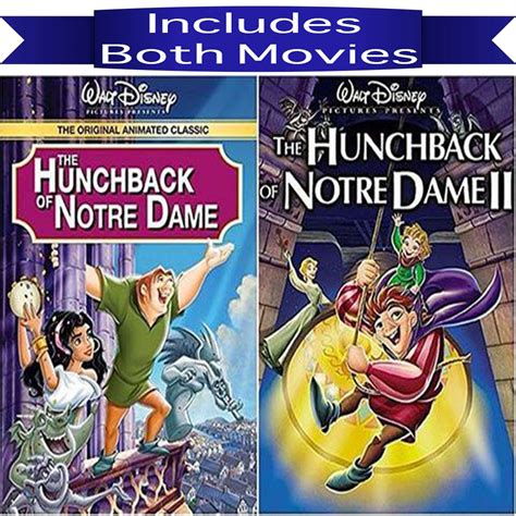 The Hunchback Of Notre Dame Dvd Series 1and2 Movies Set Include Both Mov Pristine Sales