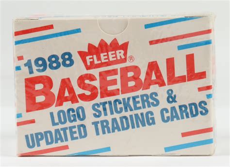 1988 Fleer Baseball Logo Stickers Updated Trading Cards With 132