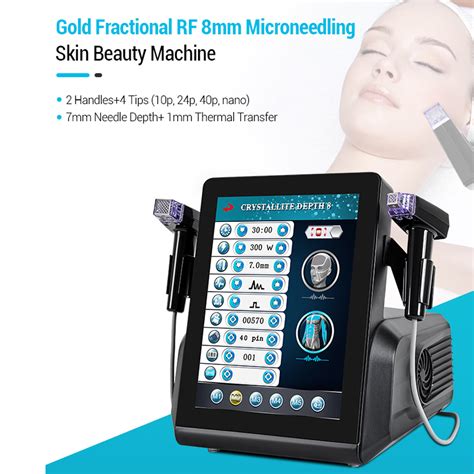 Mm Depth Morpheus Microneedling Radiofrequency Fractional Rf