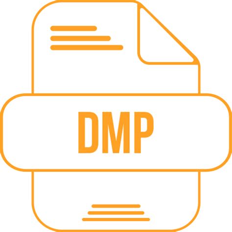 Dmp File Generic Color Outline Icon