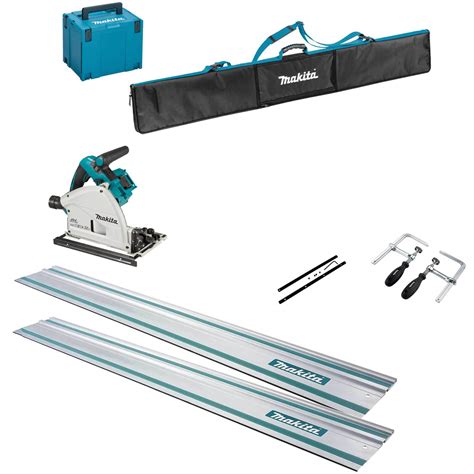 Makita Dsp Zj Twin V Lxt Brushless Mm Plunge Saw Guide Rail